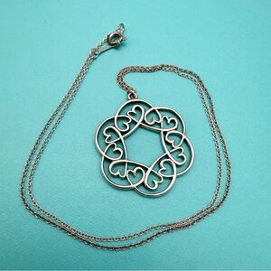 Tiffany & Co. Euc 16” approx Paloma Picasso heart necklace in sterling silver
